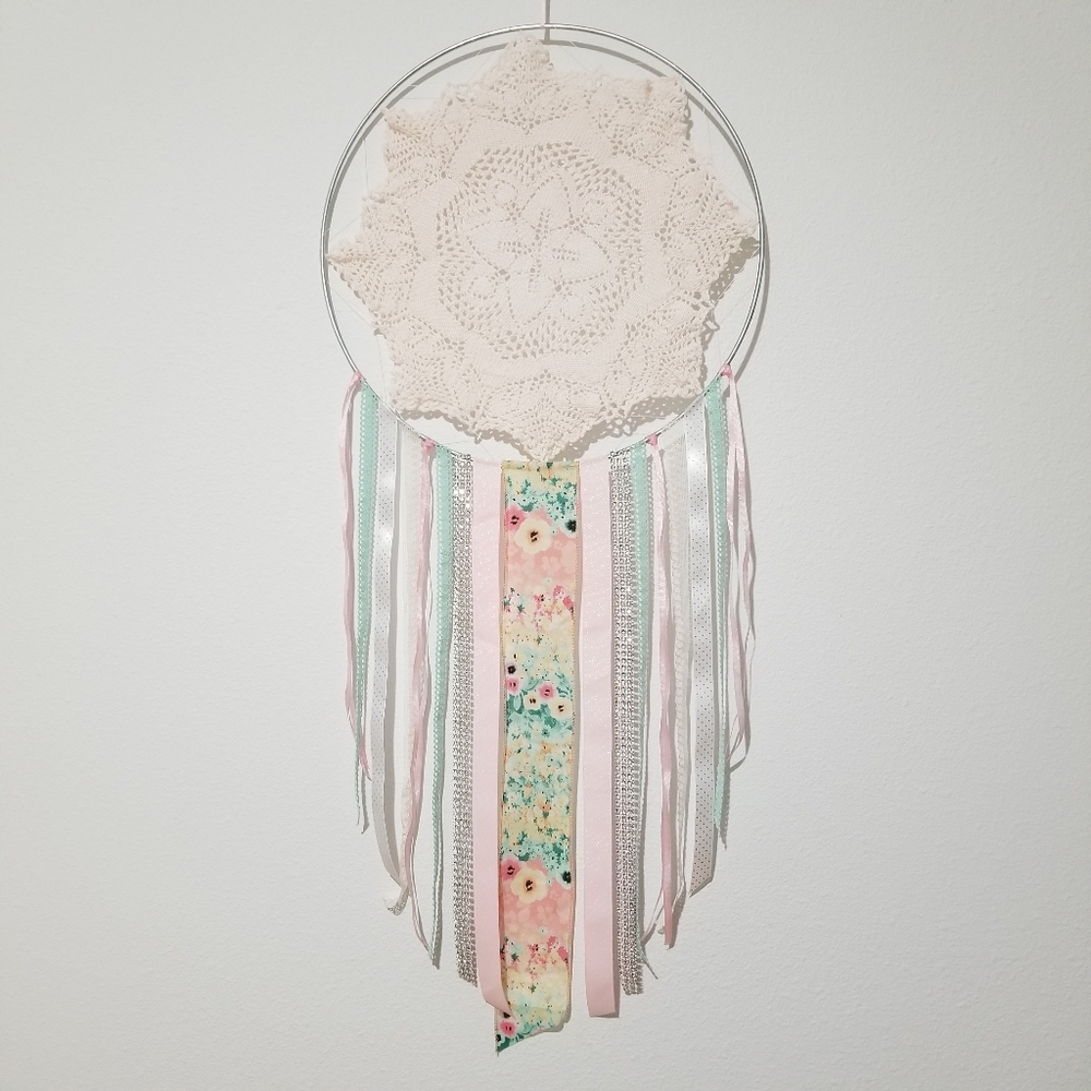 🌸 Large One-of-a-kind Unique Handmade Boho Dream Catcher Wall Home Decor